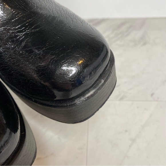 Circus Sam Edelman Stace Platform Black Patent Leather Heeled Bootie 8M - Picture 12 of 16
